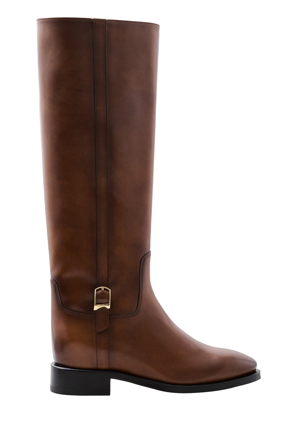 Leather Riding Boot-Santoni-Boyds Philadelphia