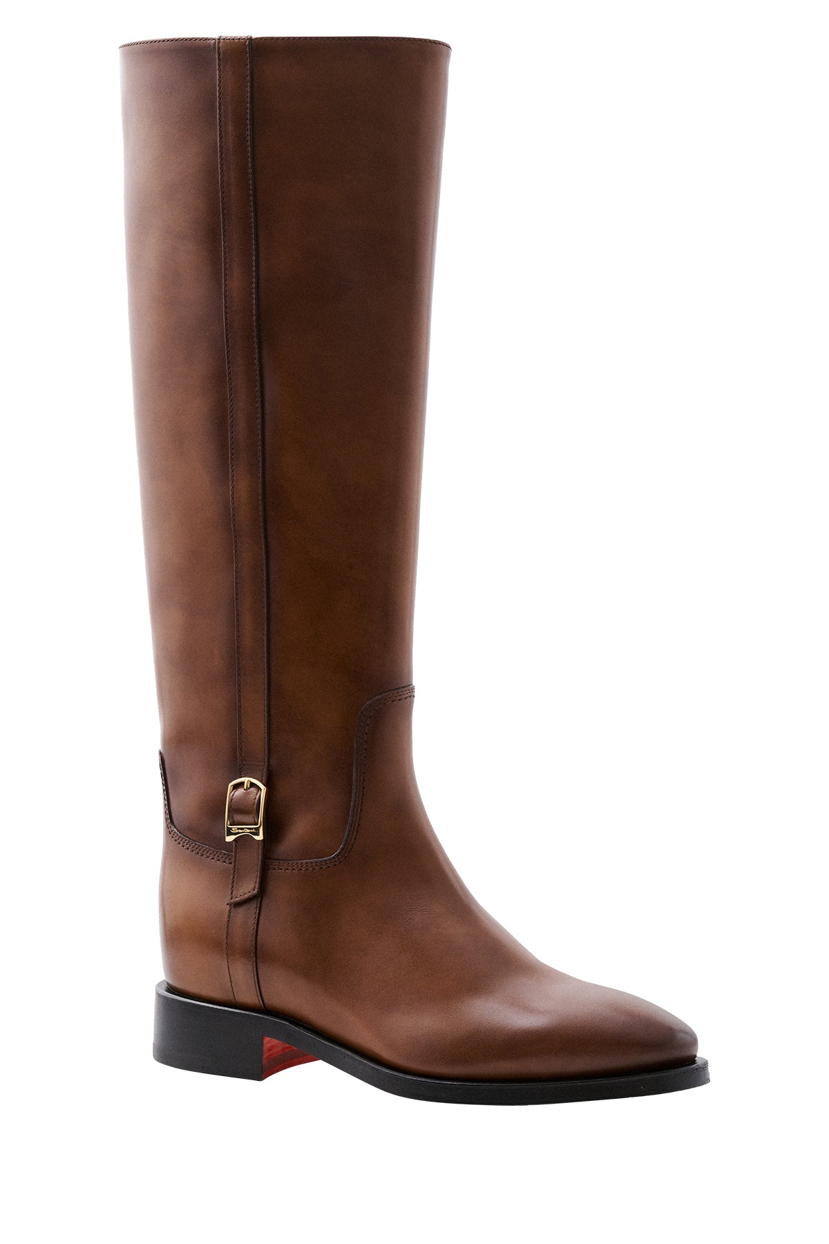 Leather Riding Boot-Santoni-Boyds Philadelphia
