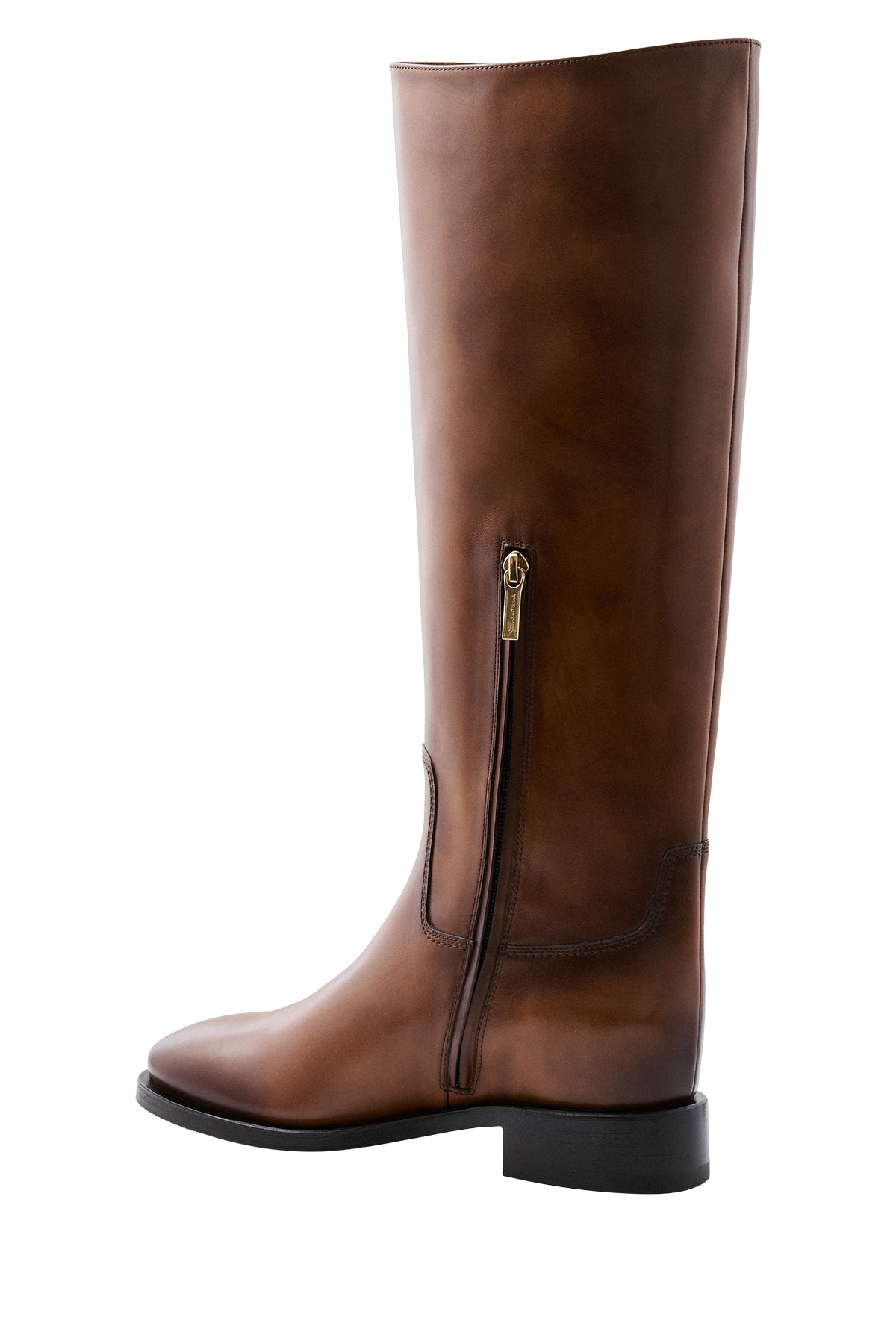 Leather Riding Boot-Santoni-Boyds Philadelphia