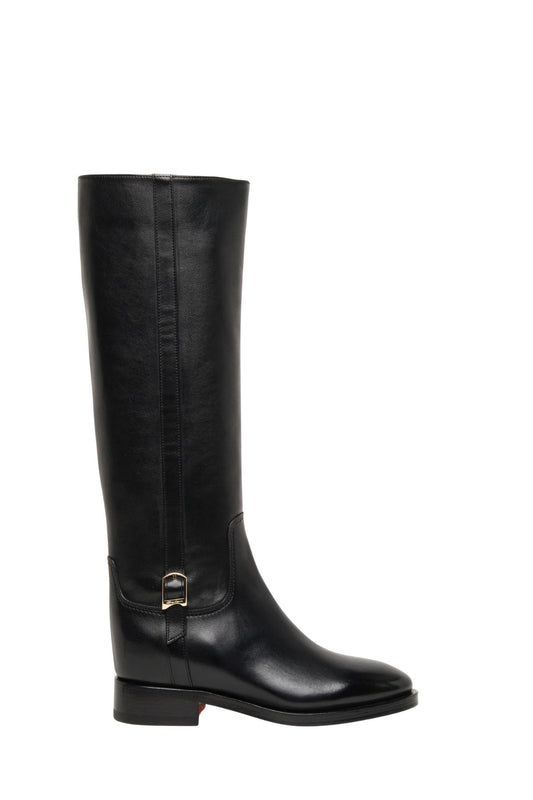 Leather Riding Boot-Santoni-Boyds Philadelphia