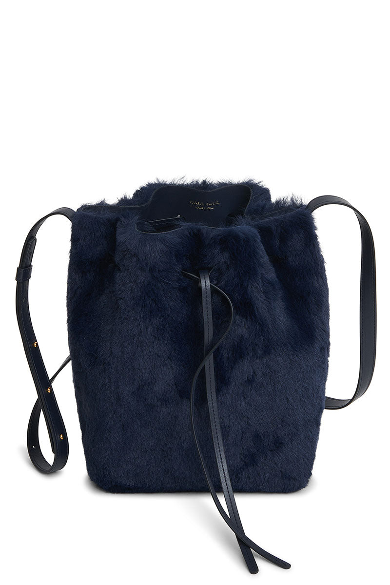 Vegan Fur Mini Bucket Bag-Mansur Gavriel-Boyds Philadelphia