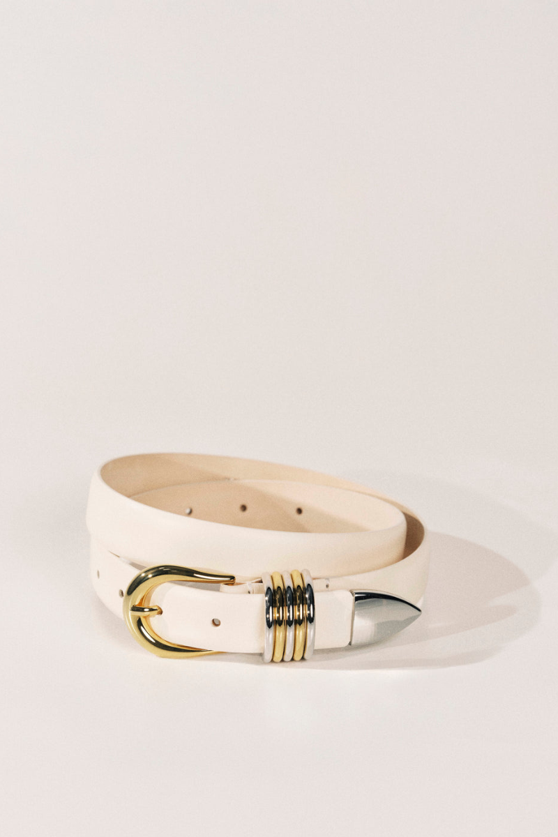 Hollyhock Mixed Metal Belt-Déhanche-Boyds Philadelphia