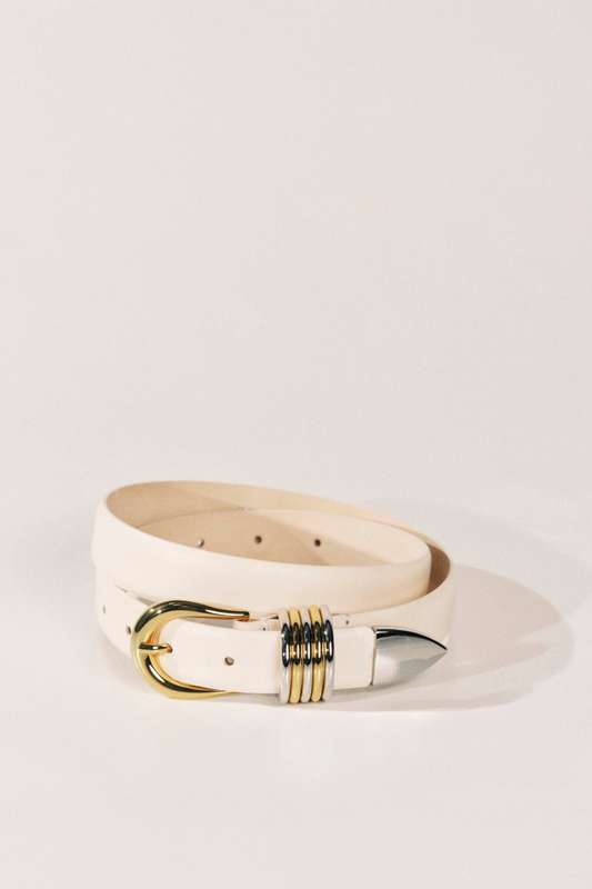 Hollyhock Mixed Metal Belt-Déhanche-Boyds Philadelphia