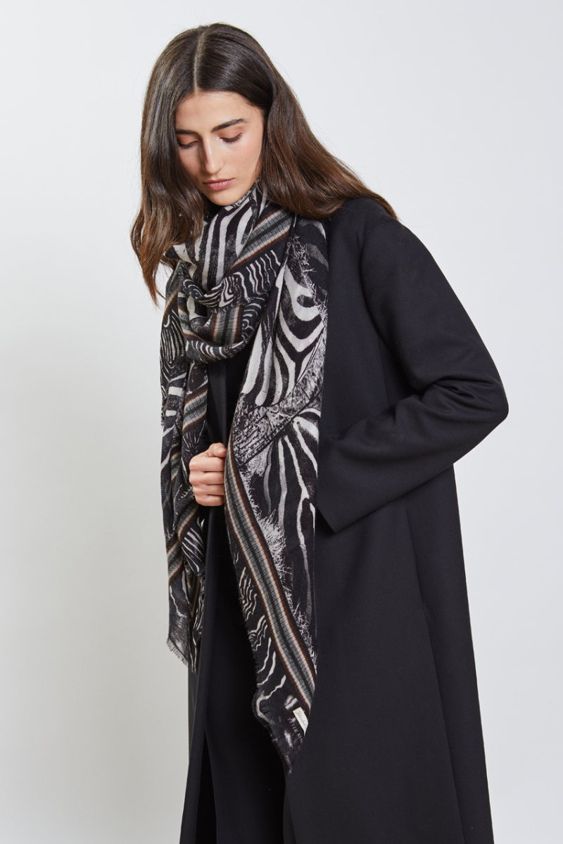 Zebra Scarf-Faliero Sarti-Boyds Philadelphia