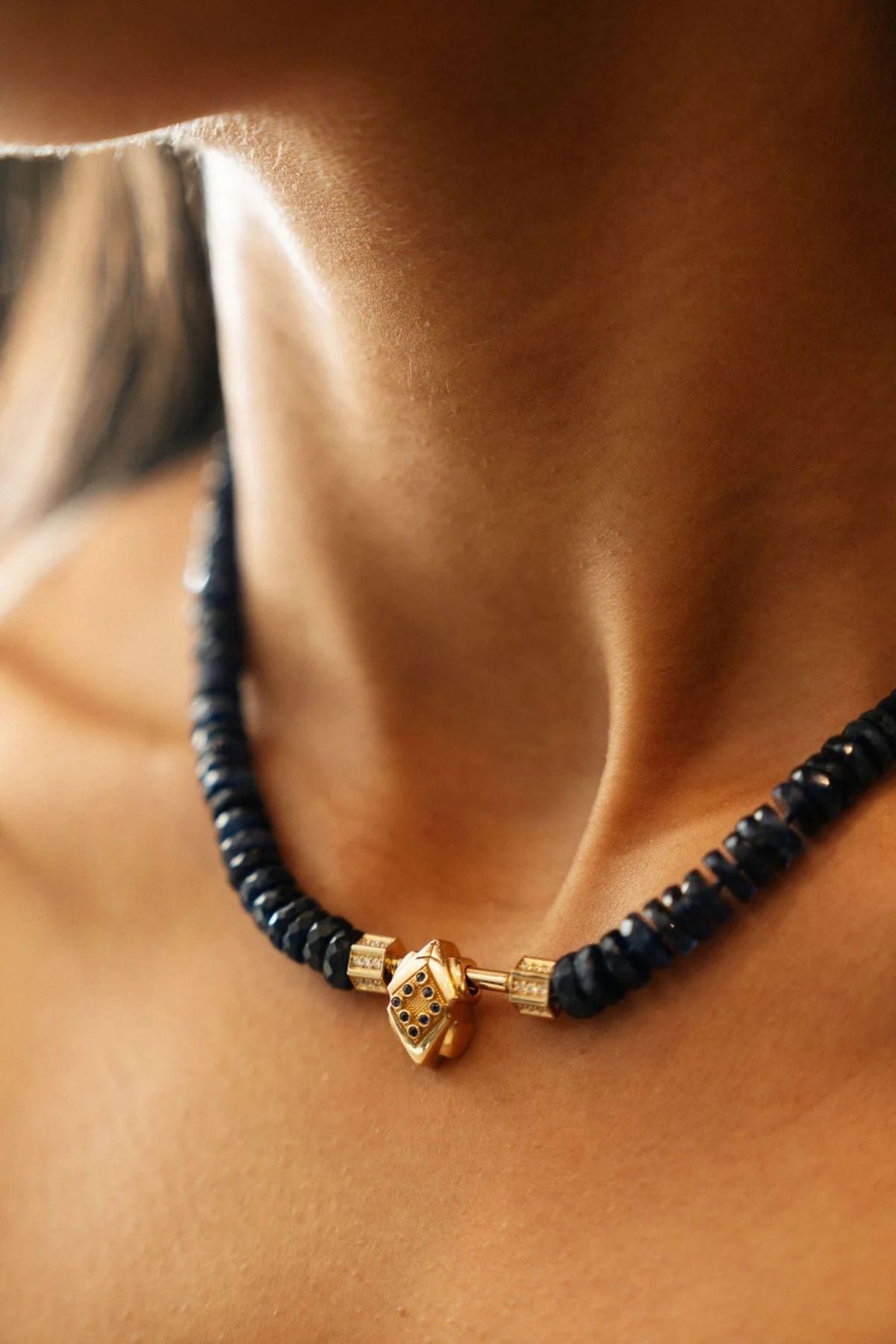 "Bosfor" Natural Sapphire Strand