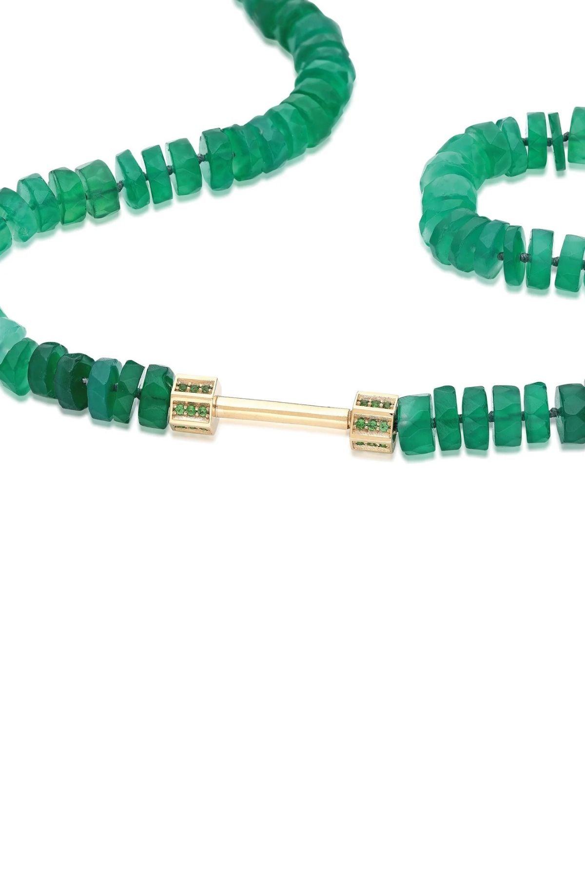 "Bosfor" Faceted Disc Bead Strand