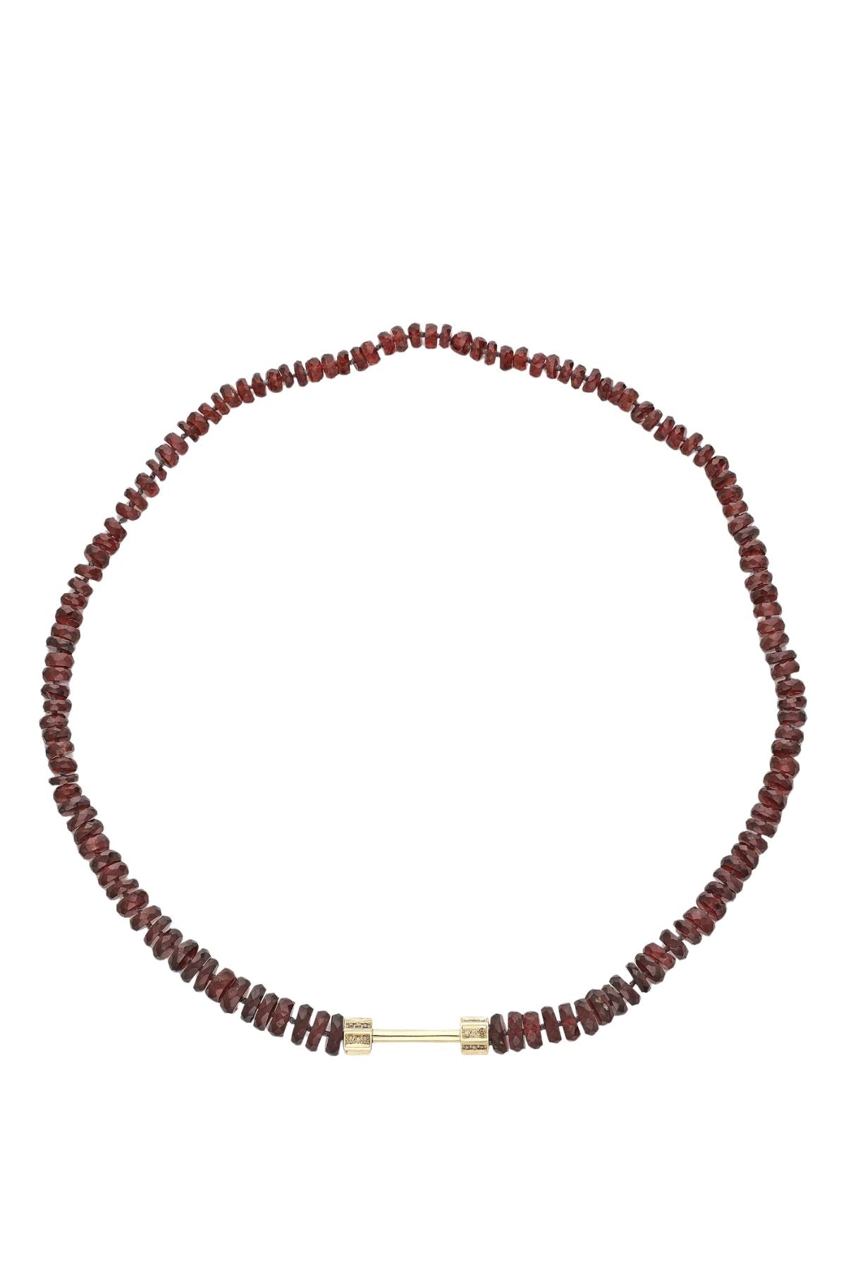 "Bosfor" Faceted Disc Bead Strand