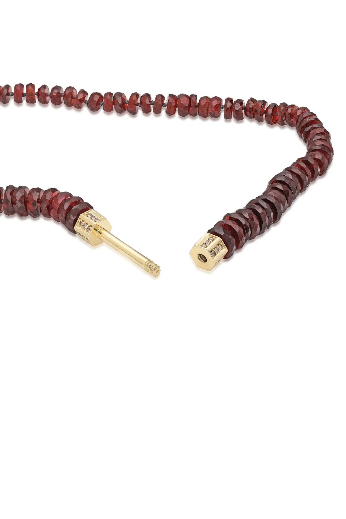 "Bosfor" Faceted Disc Bead Strand