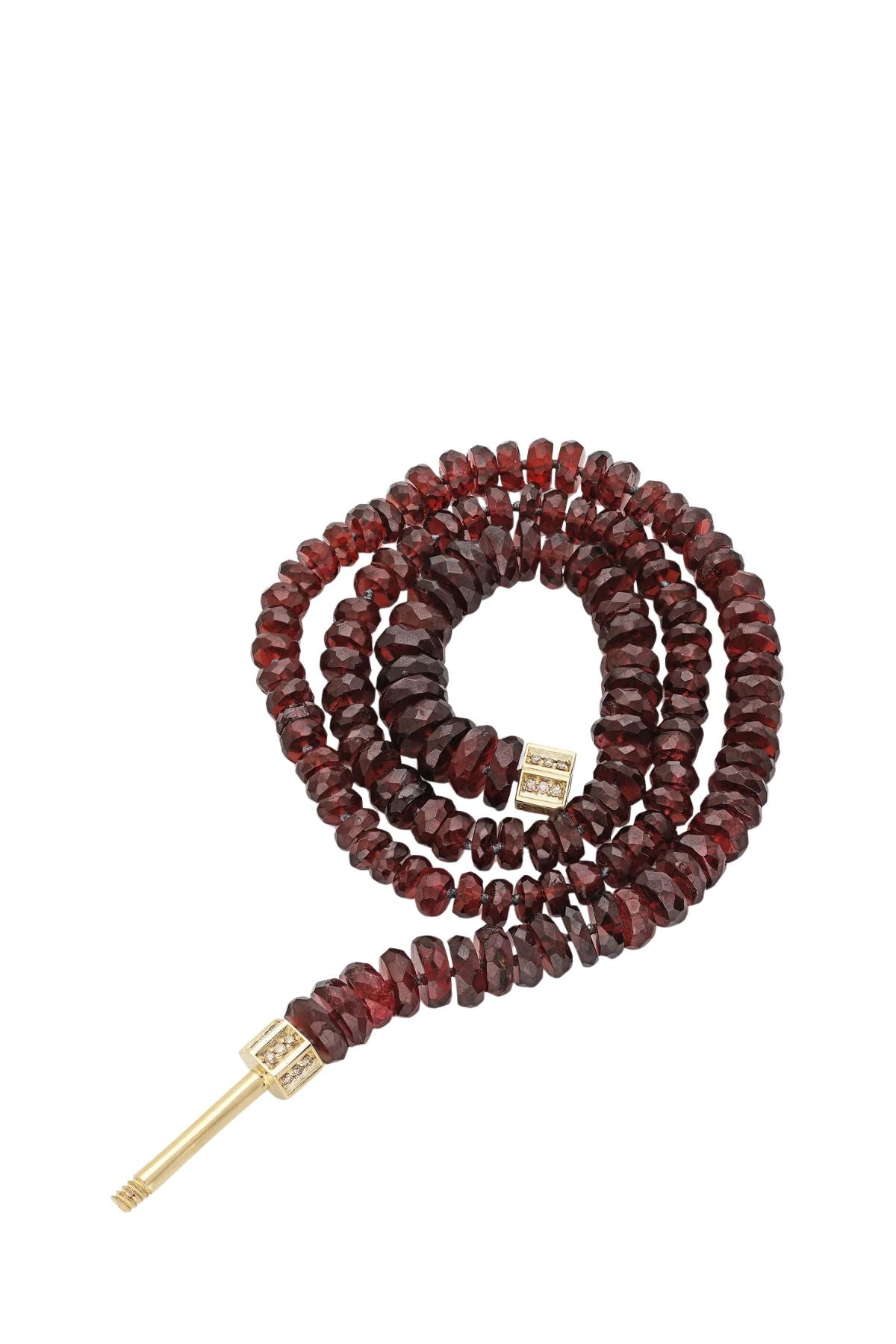 "Bosfor" Faceted Disc Bead Strand