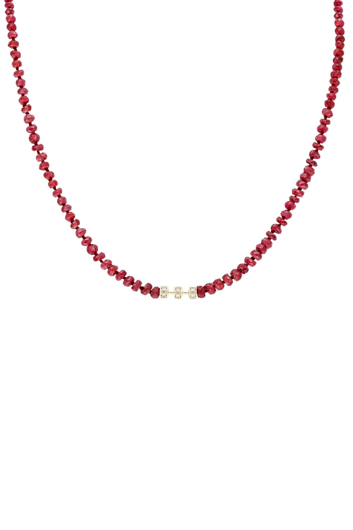 Micro "Bosfor" Natural Ruby Strand