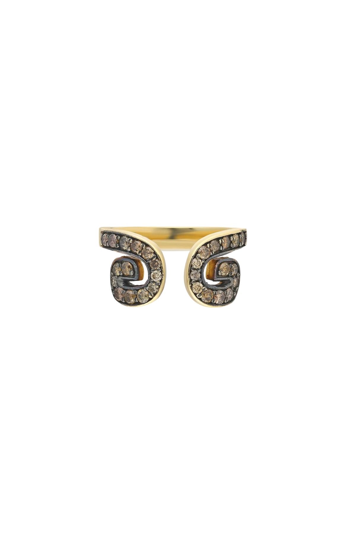 “Txirimiri” Cognac Diamond Bling Ring - Coffee-ITA-Boyds Philadelphia