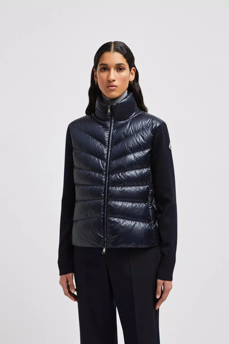 Padded Wool Cardigan by Moncler – Boyds - Main Image