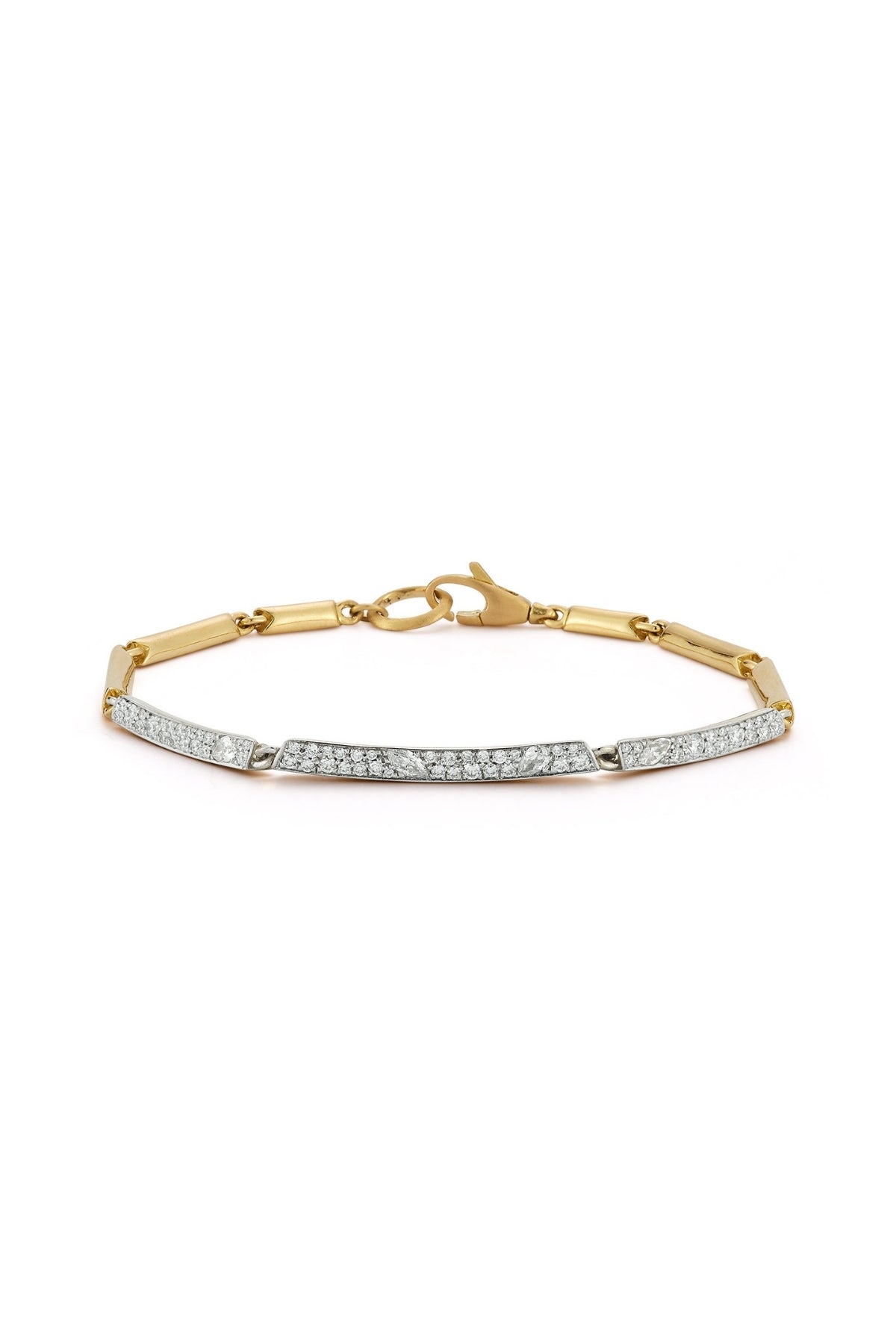 Frankie Half Diamond Station Bracelet-Jade Trau-Boyds Philadelphia