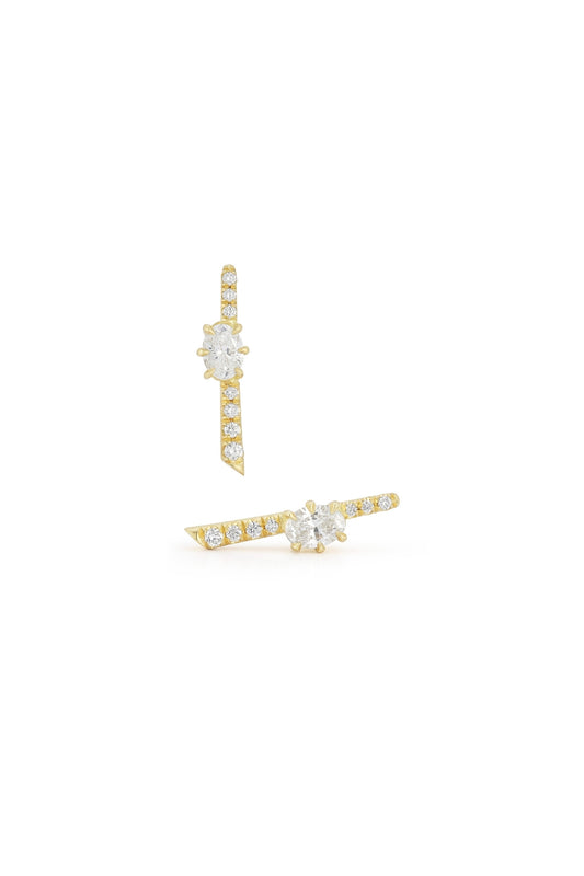 Rae Diamond Pave Stud Earrings-Jade Trau-Boyds Philadelphia