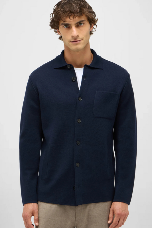 Milano Knit Overshirt-Maurizio Baldassari-Boyds Philadelphia