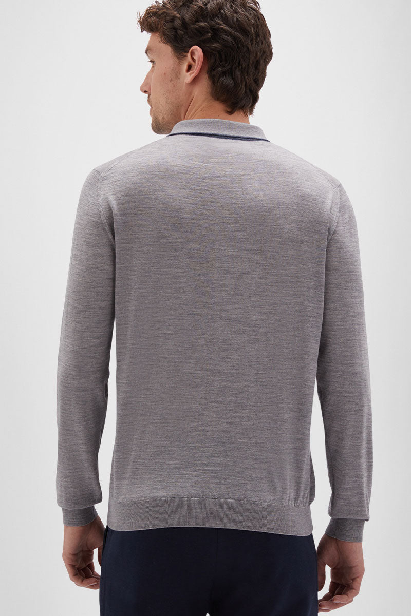 Zip Knit Polo-Maurizio Baldassari-Boyds Philadelphia