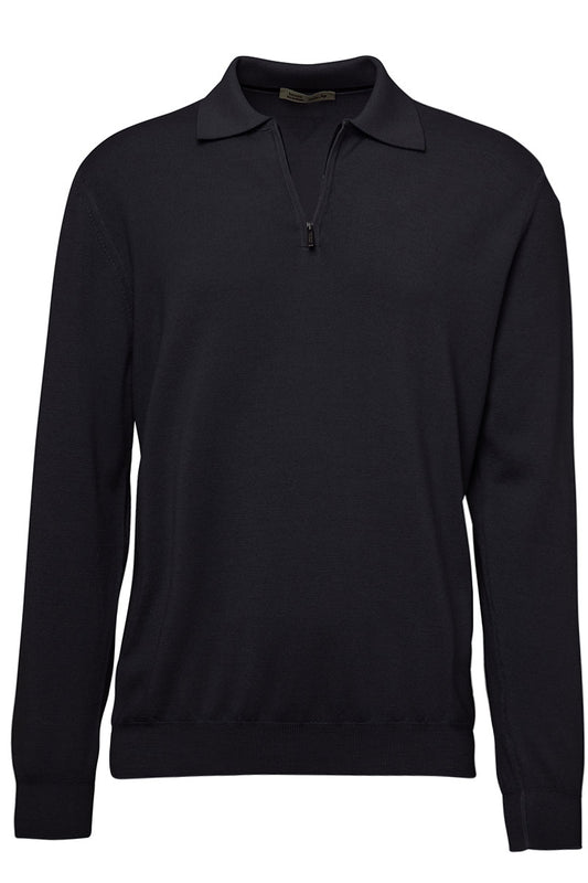 Polo Zip Sweater-Maurizio Baldassari-Boyds Philadelphia