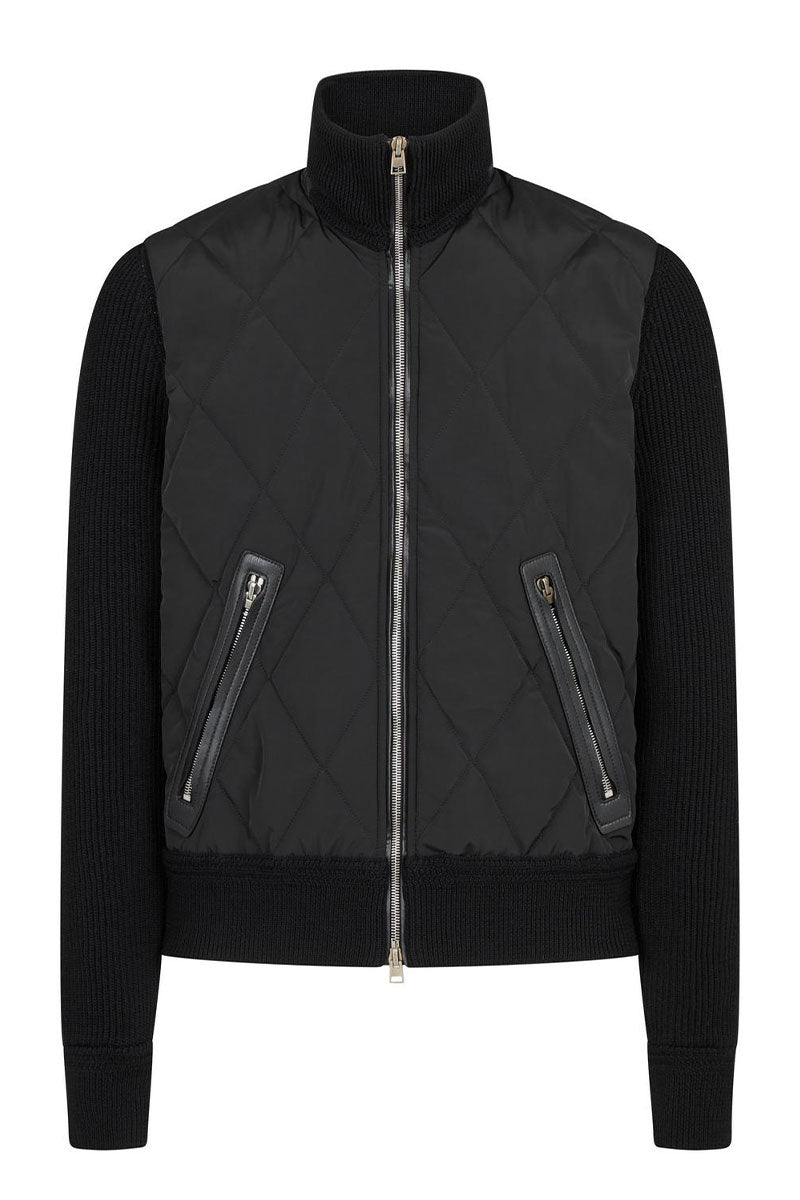 Quilted Nylon Merino Full-Zip-Tom Ford-Boyds Philadelphia