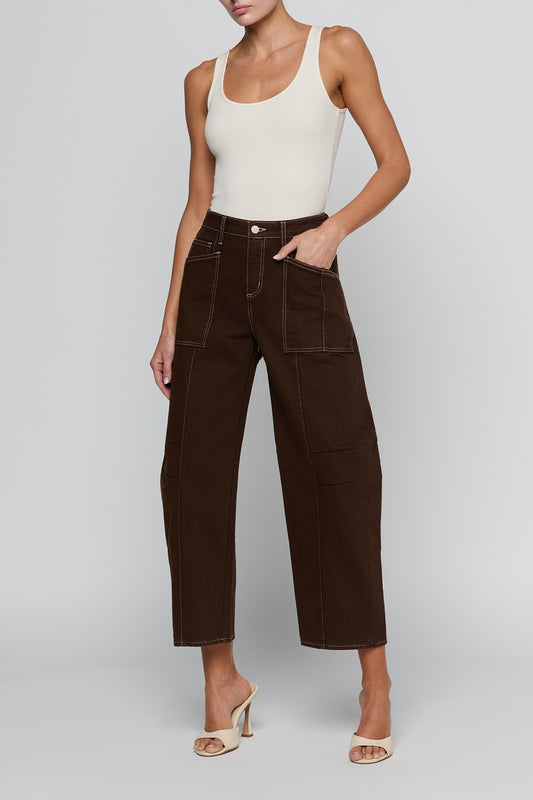 Cody Cropped Barrel-Leg Jean-L'AGENCE-Boyds Philadelphia