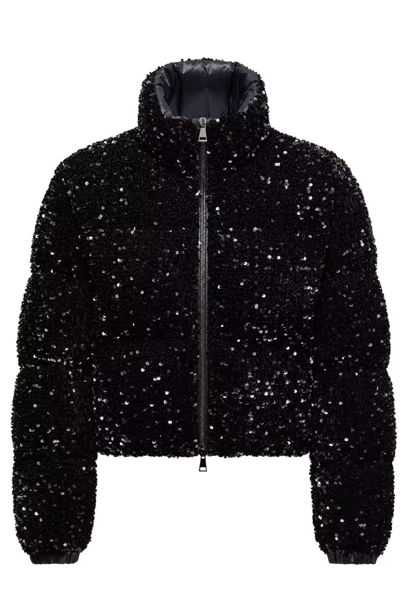 Louvi Sequin Down Jacket-Moncler-Boyds Philadelphia