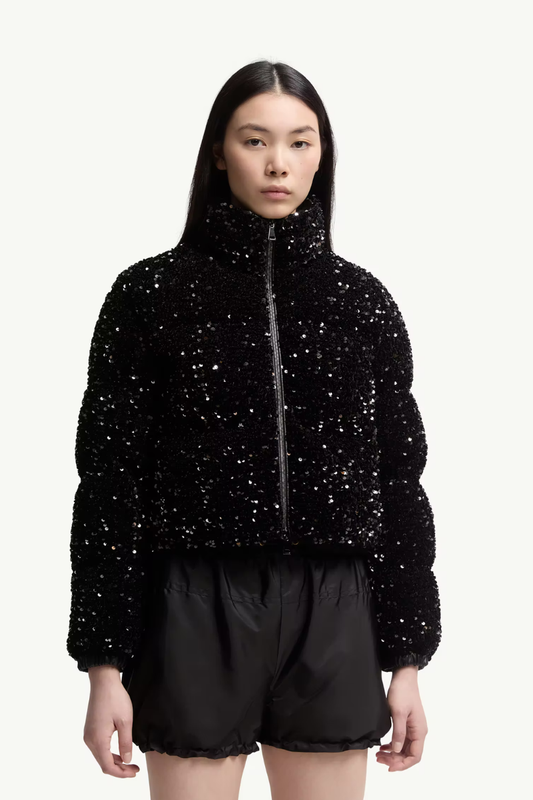 Louvi Sequin Down Jacket-Moncler-Boyds Philadelphia