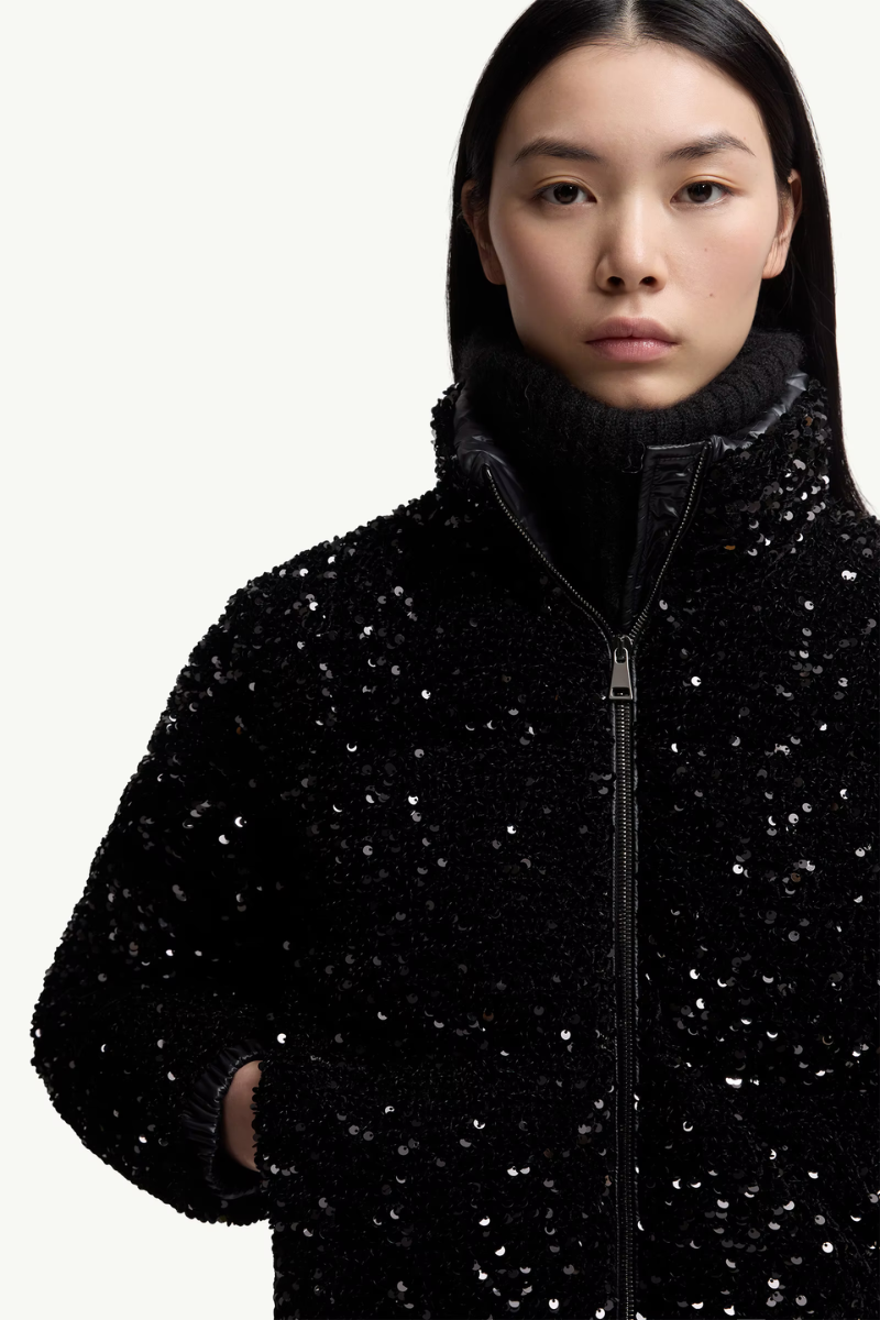 Louvi Sequin Down Jacket-Moncler-Boyds Philadelphia
