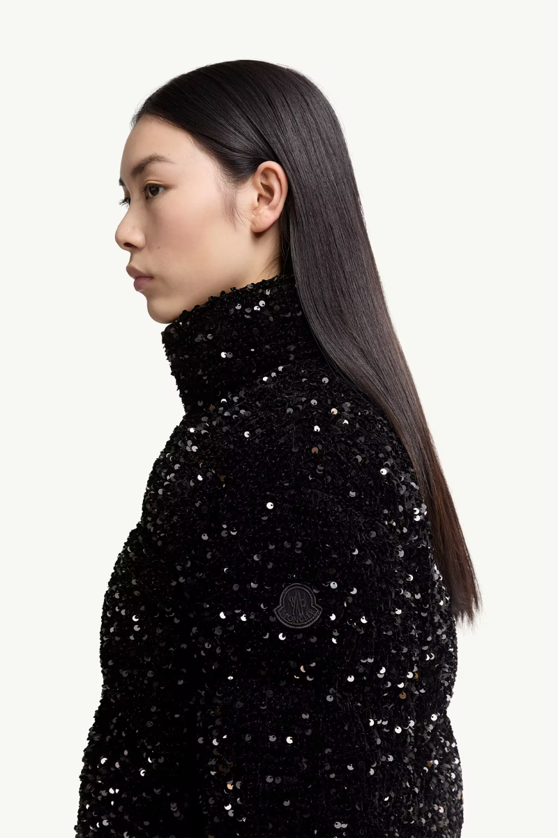 Louvi Sequin Down Jacket-Moncler-Boyds Philadelphia