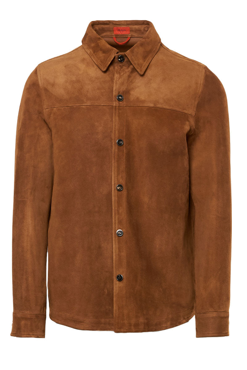 Suede Overshirt-ISAIA-Boyds Philadelphia