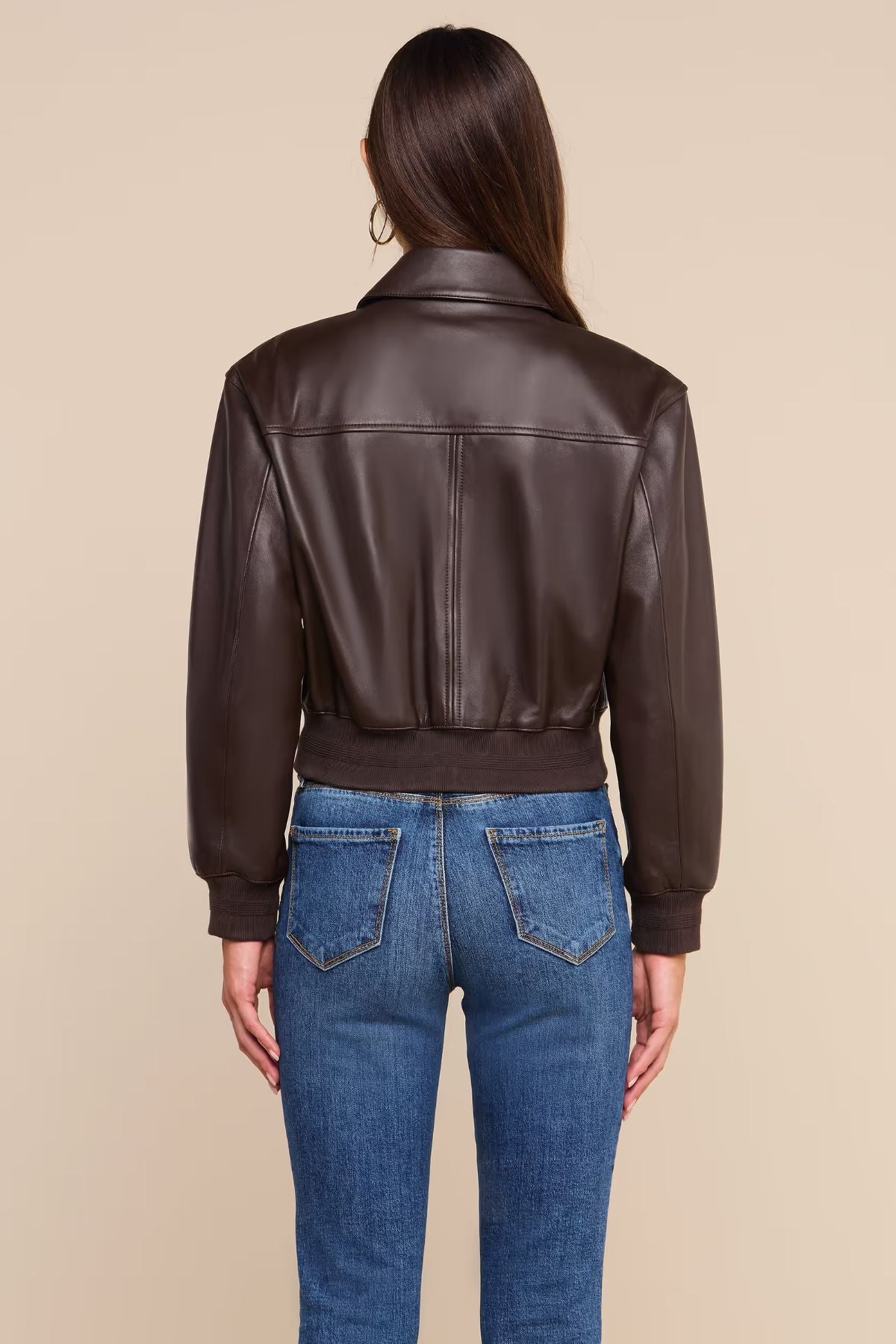 Clotilde Leather Jacket-L'AGENCE-Boyds Philadelphia