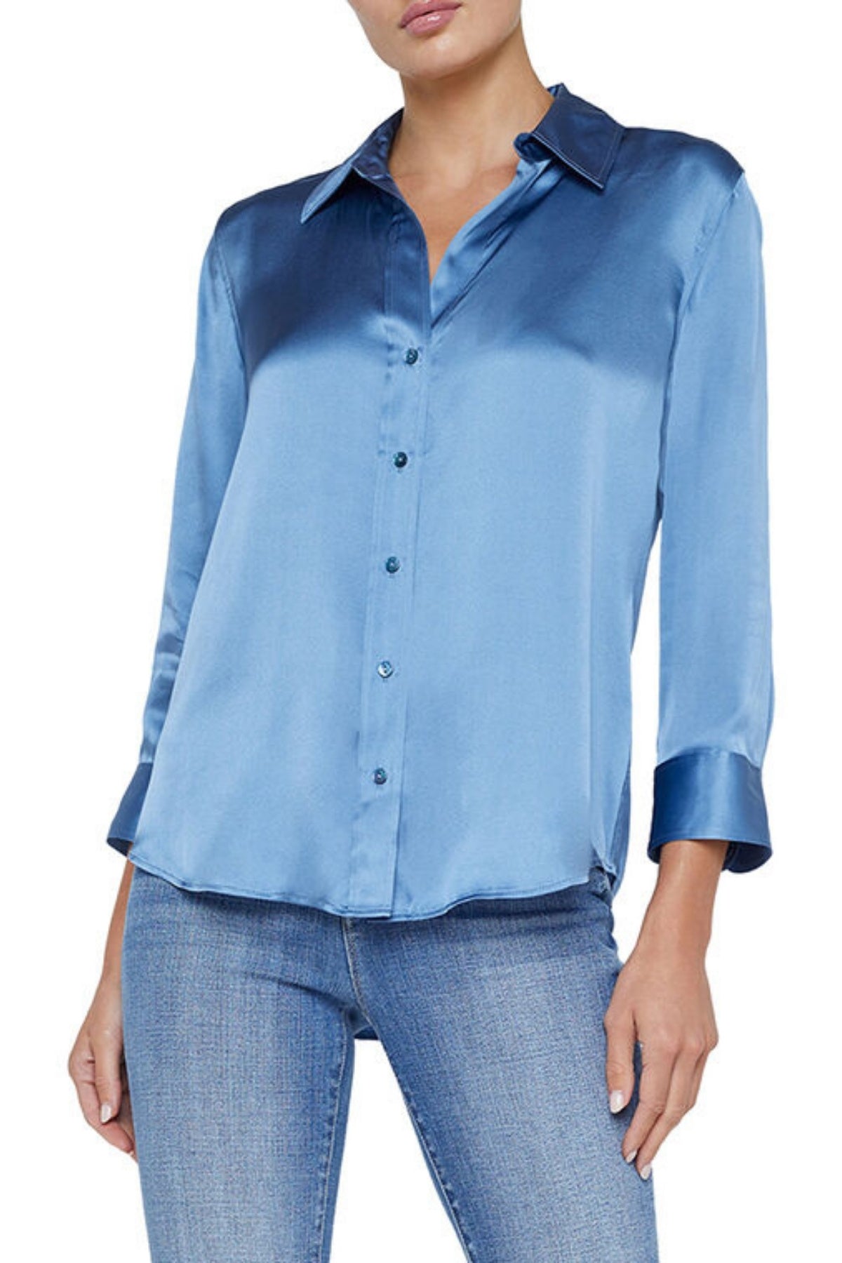 L'AGENCE DANI 3/4 SLEEVE BLOUSE-L'AGENCE-Boyds Philadelphia