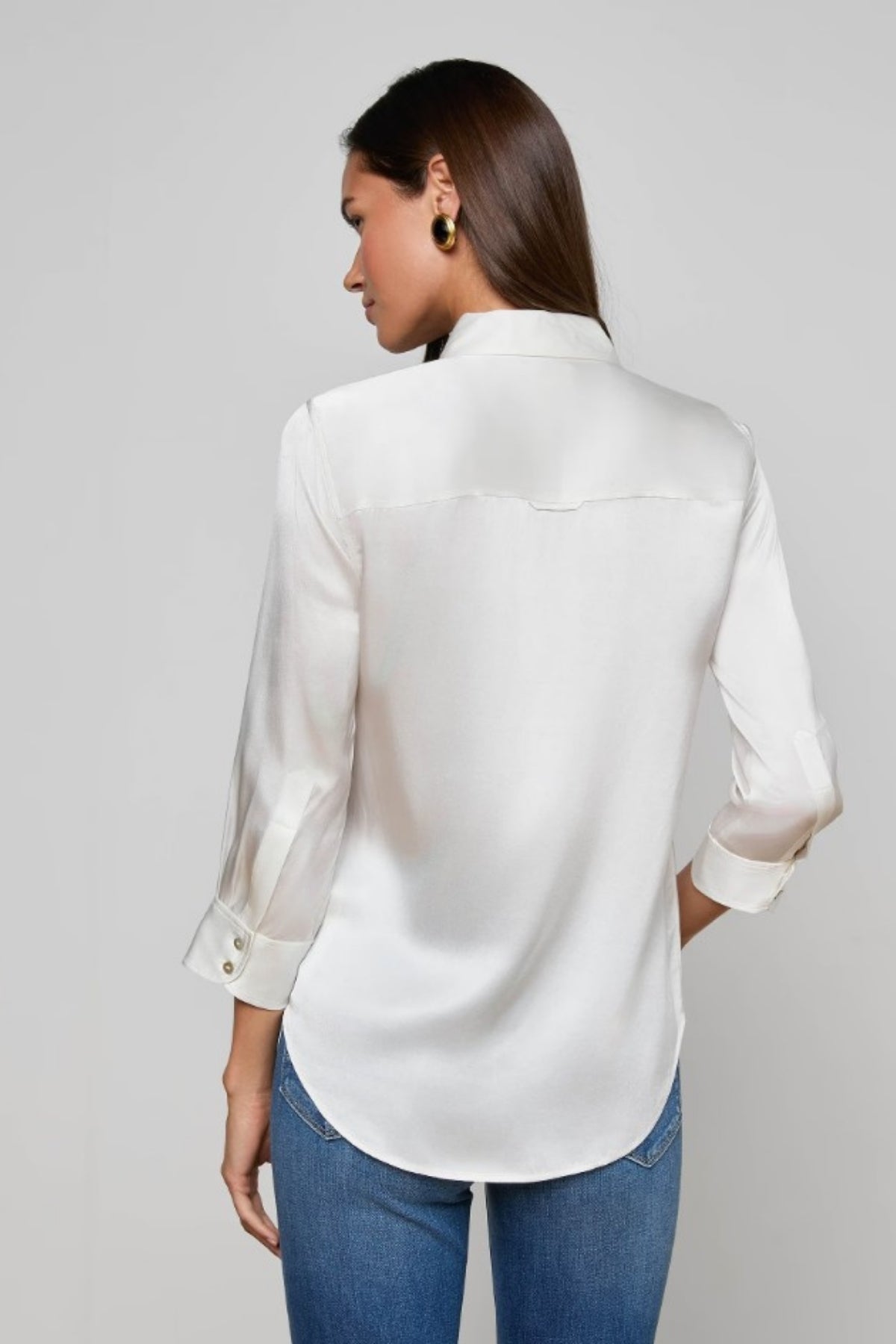 L'AGENCE DANI 3/4 SLEEVE BLOUSE-L'AGENCE-Boyds Philadelphia