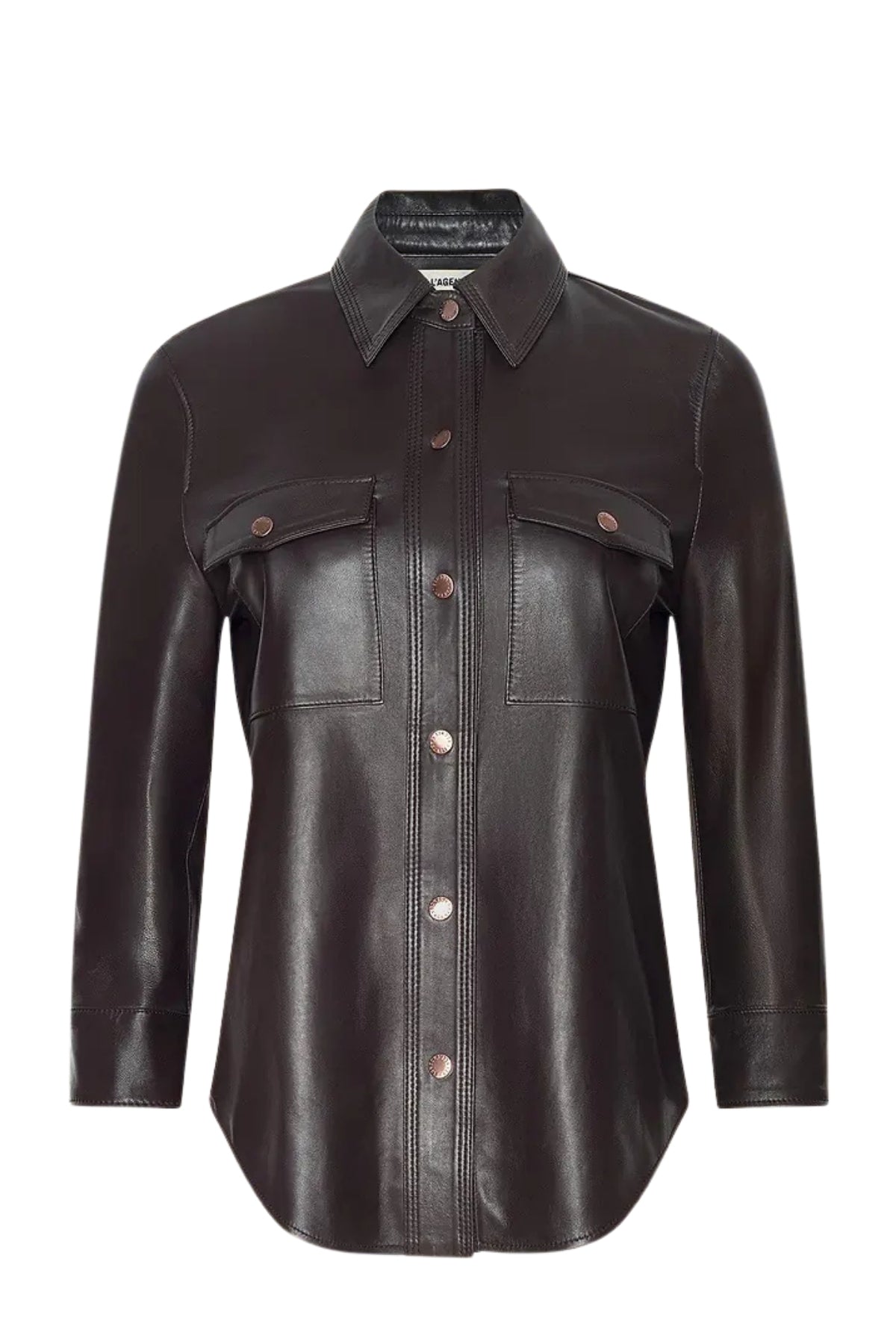 Avina Leather Shirt