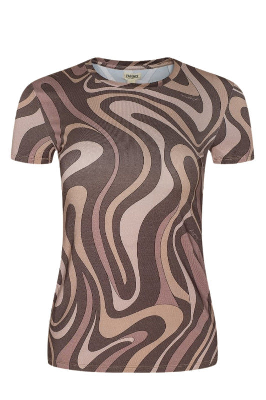 Ressi Fitted Tee-L'AGENCE-Boyds Philadelphia