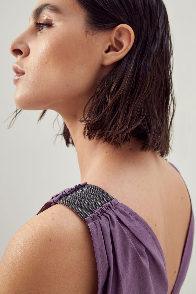 Techno Poplin Belted Dress-Brunello Cucinelli-Boyds Philadelphia