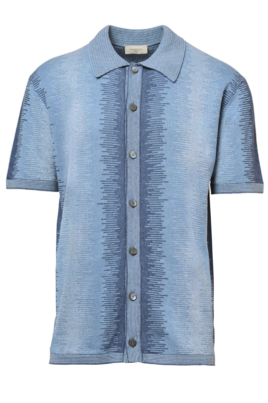 Ikat Degrade Stripe Shirt-Piacenza-Boyds Philadelphia