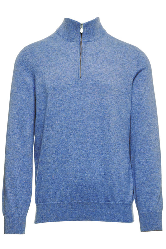 Cashmere Quarter Zip Sweater-Brunello Cucinelli-Boyds Philadelphia