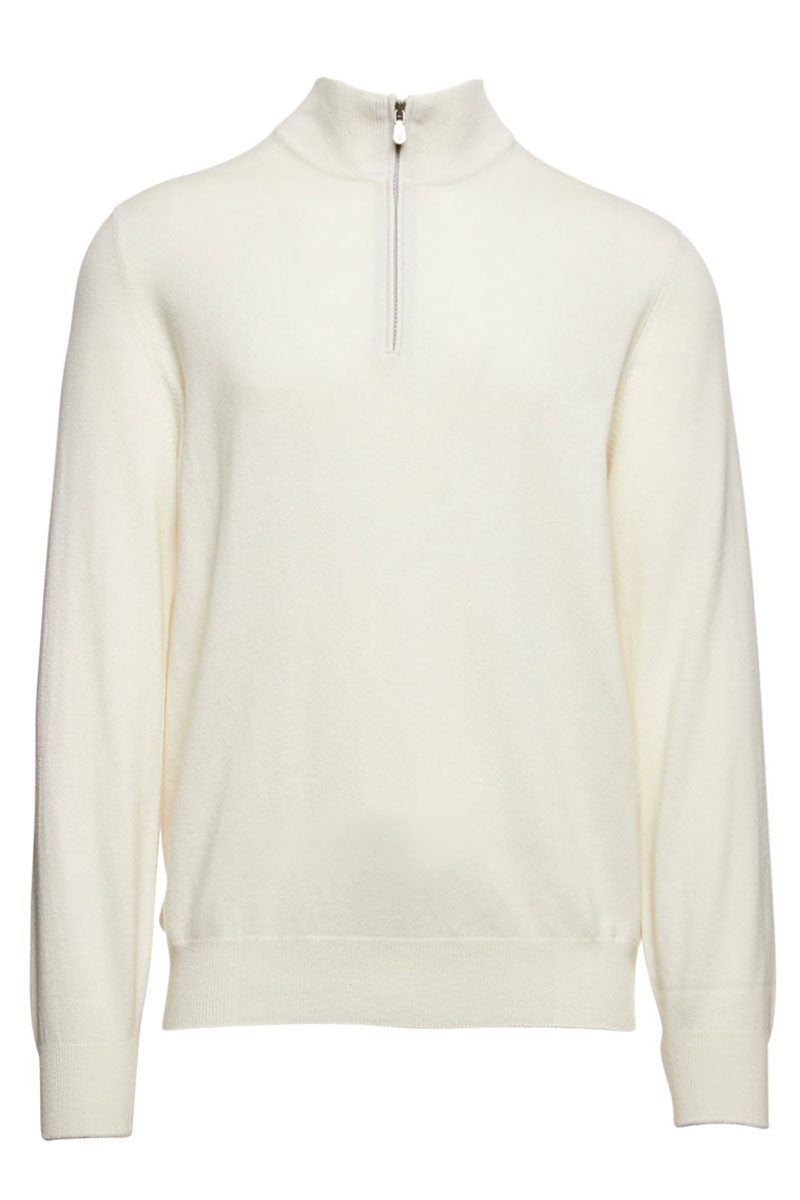 Cashmere Half-Zip Turtleneck Sweater-Brunello Cucinelli-Boyds Philadelphia