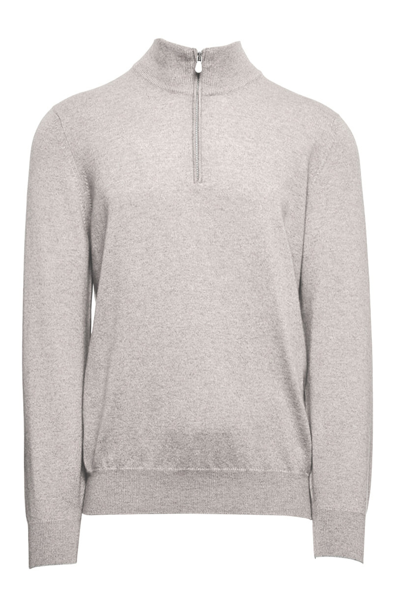 Cashmere Quarter Zip Sweater-Brunello Cucinelli-Boyds Philadelphia