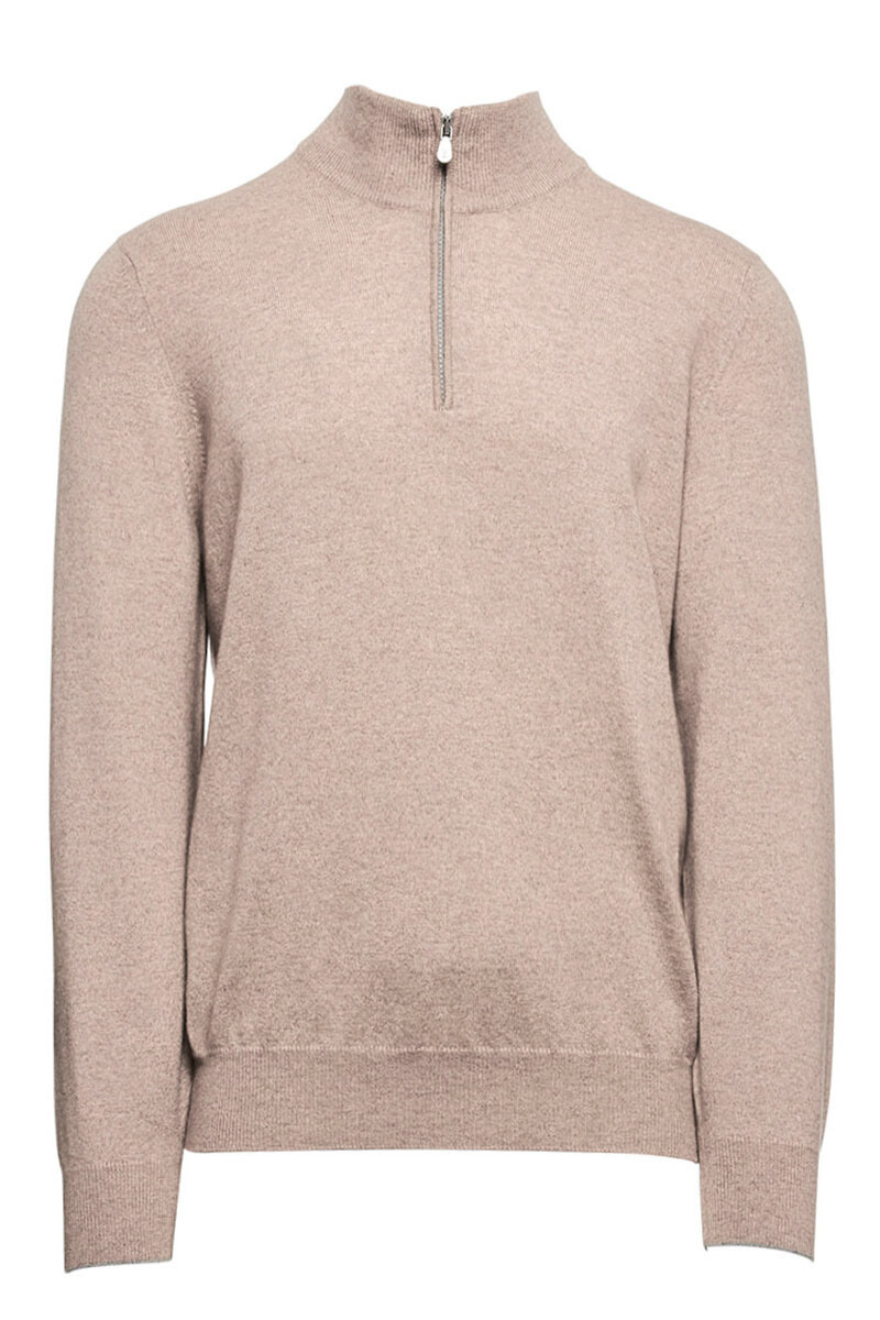Cashmere Quarter Zip Sweater-Brunello Cucinelli-Boyds Philadelphia