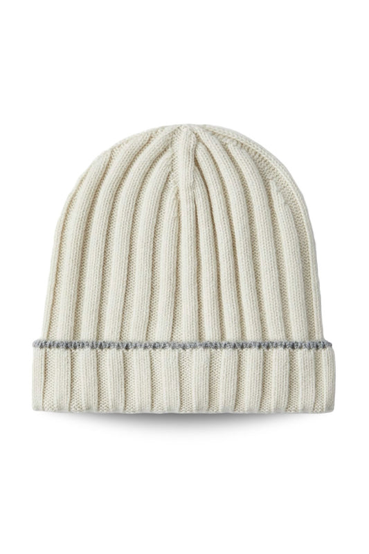 Cashmere Ribbed Beanie-Brunello Cucinelli-Boyds Philadelphia