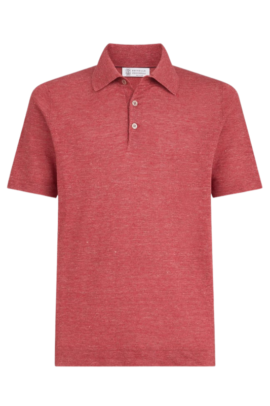 Knit Short Sleeve Polo-Brunello Cucinelli-Boyds Philadelphia