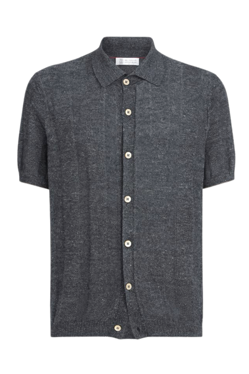 Textured Rib Shirt-Brunello Cucinelli-Boyds Philadelphia