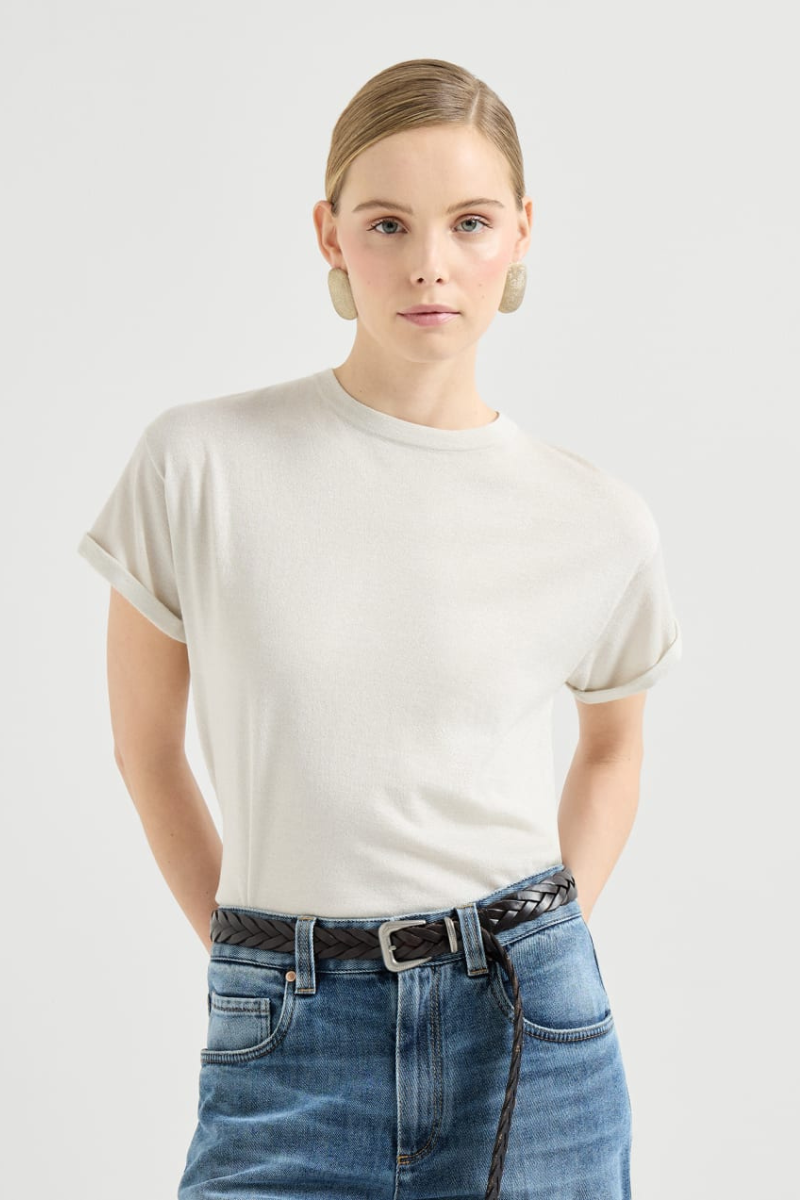 Sparkling T-Shirt-Brunello Cucinelli-Boyds Philadelphia