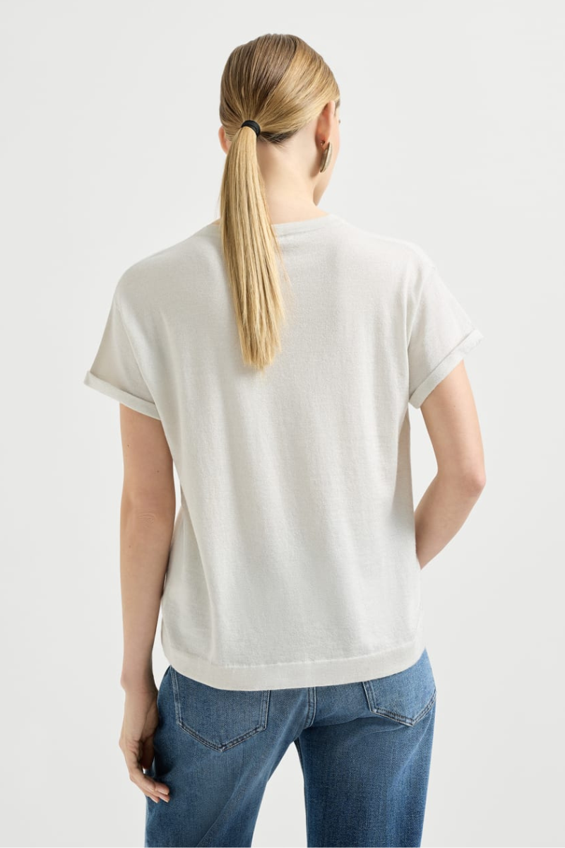 Sparkling T-Shirt-Brunello Cucinelli-Boyds Philadelphia