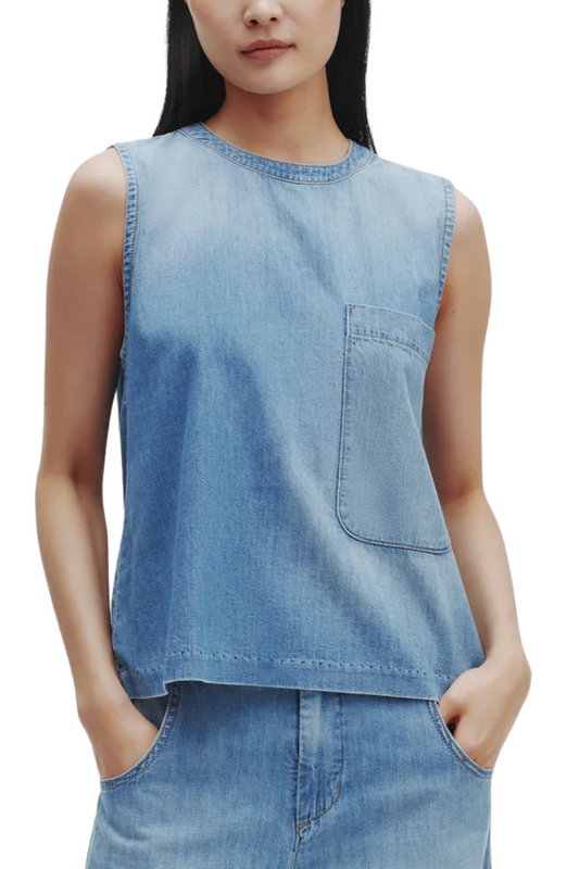 Denim Mikala Top-TWP-Boyds Philadelphia