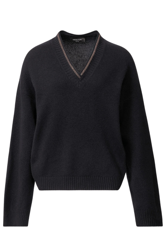 V-Neck Sweater-Fabiana Filippi-Boyds Philadelphia