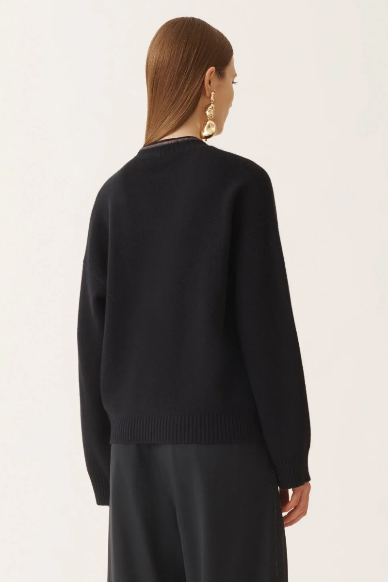 V-Neck Sweater-Fabiana Filippi-Boyds Philadelphia