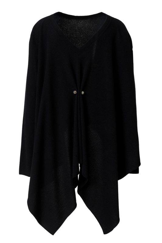 Pierced Cape Sweater-Fabiana Filippi-Boyds Philadelphia