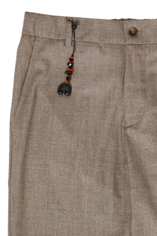 Magnifico Drawstring Plaid Pants-Marco Pescarolo-Boyds Philadelphia