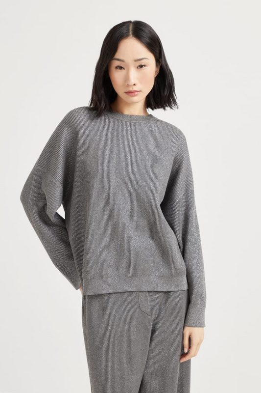 Sparkling Vanisé English Rib Sweater